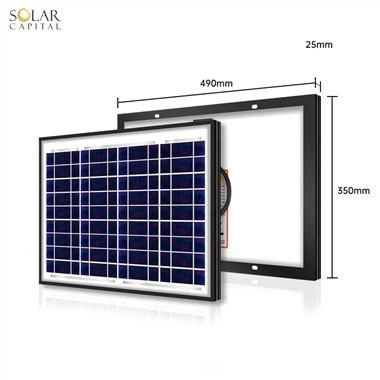 Полікристалічна сонячна панель потужністю 20 Вт
